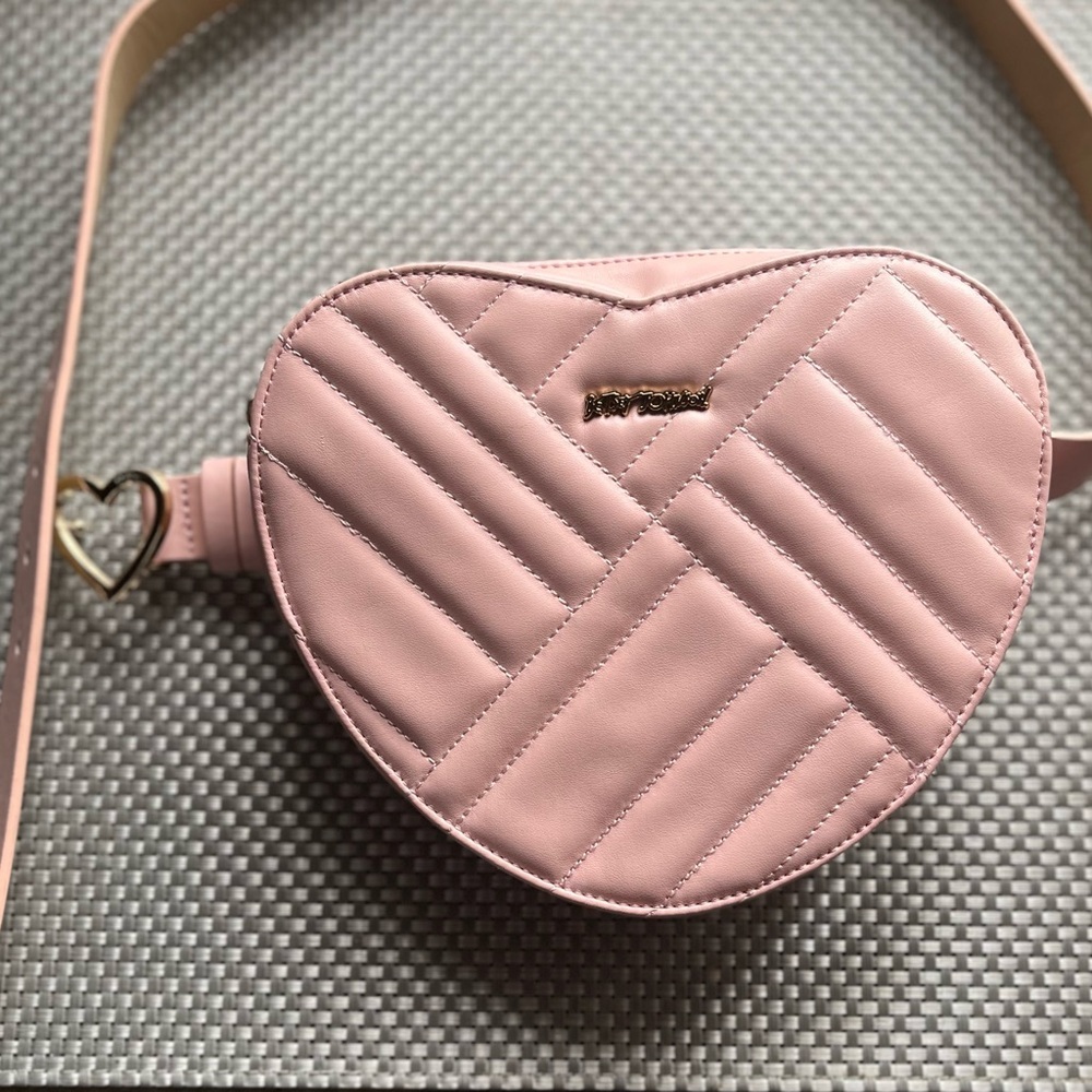 Betsey Johnson Heart Belt Bag